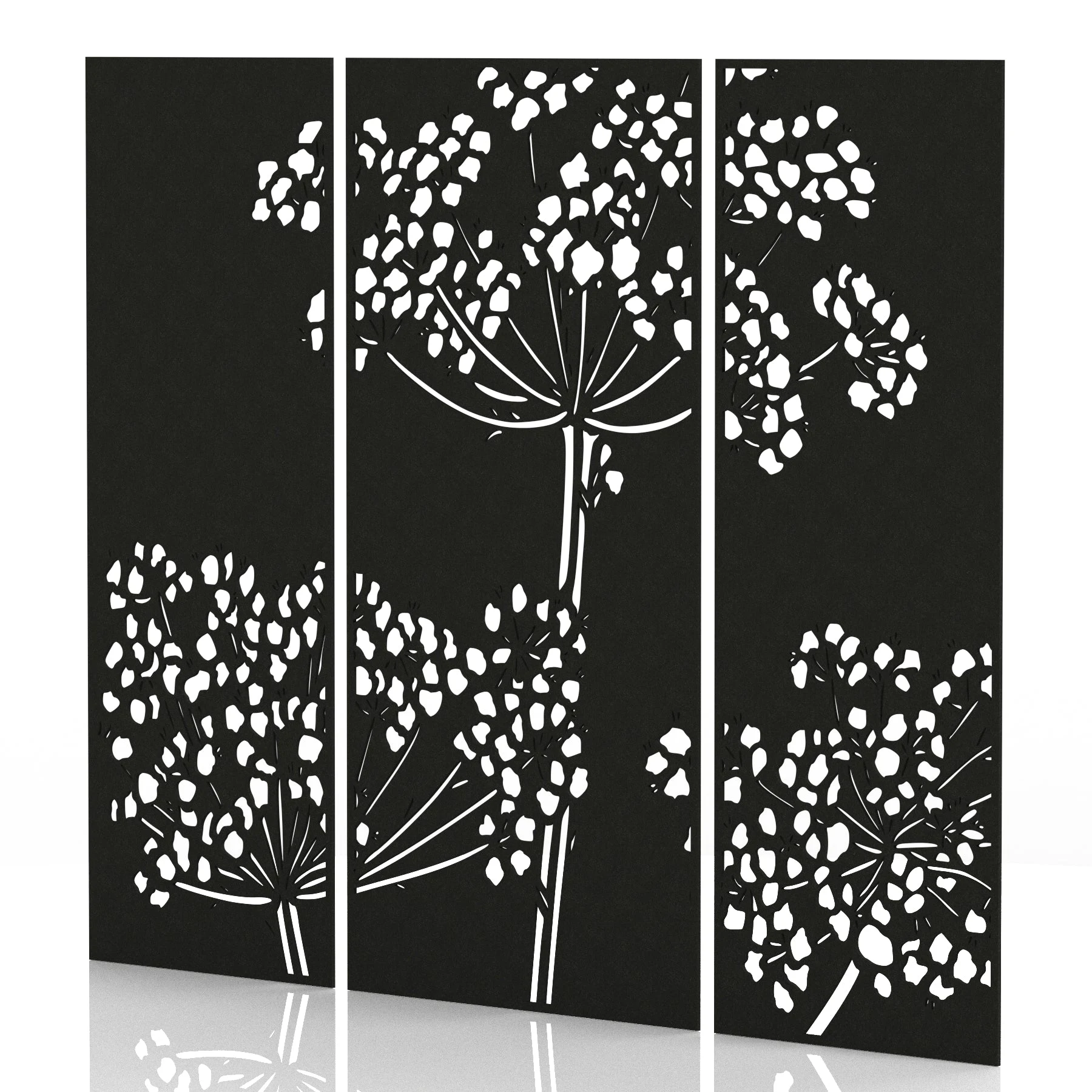Sch! Acoustic Wall and Hanging Screen 3 Panel Set