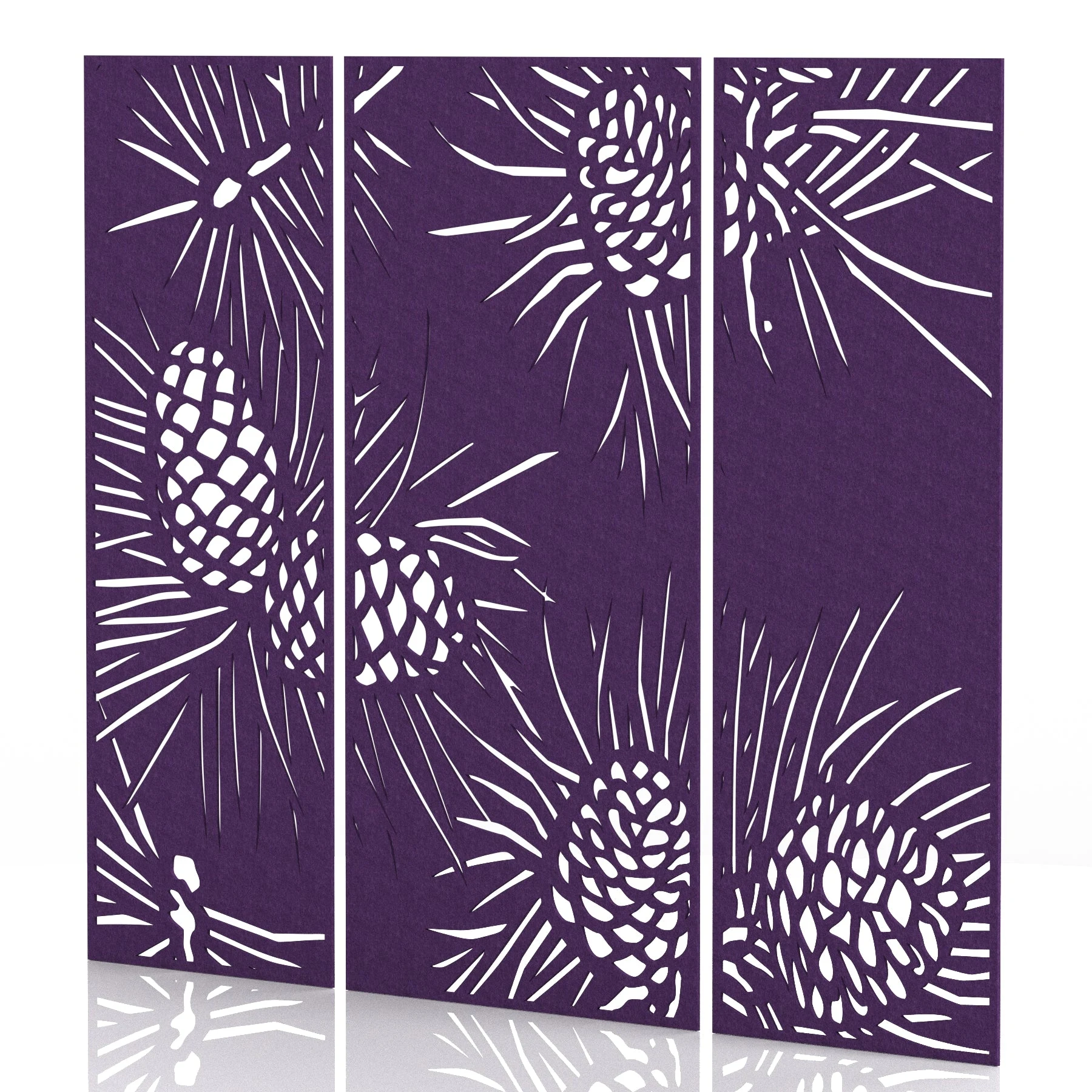 Sch! Acoustic Wall and Hanging Screen 3 Panel Set