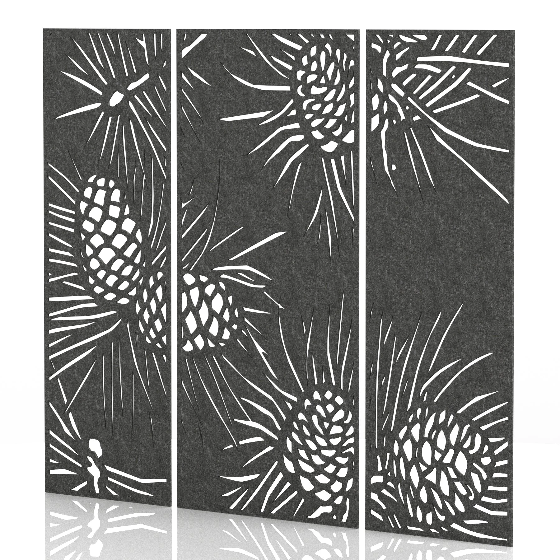 Sch! Acoustic Wall and Hanging Screen 3 Panel Set