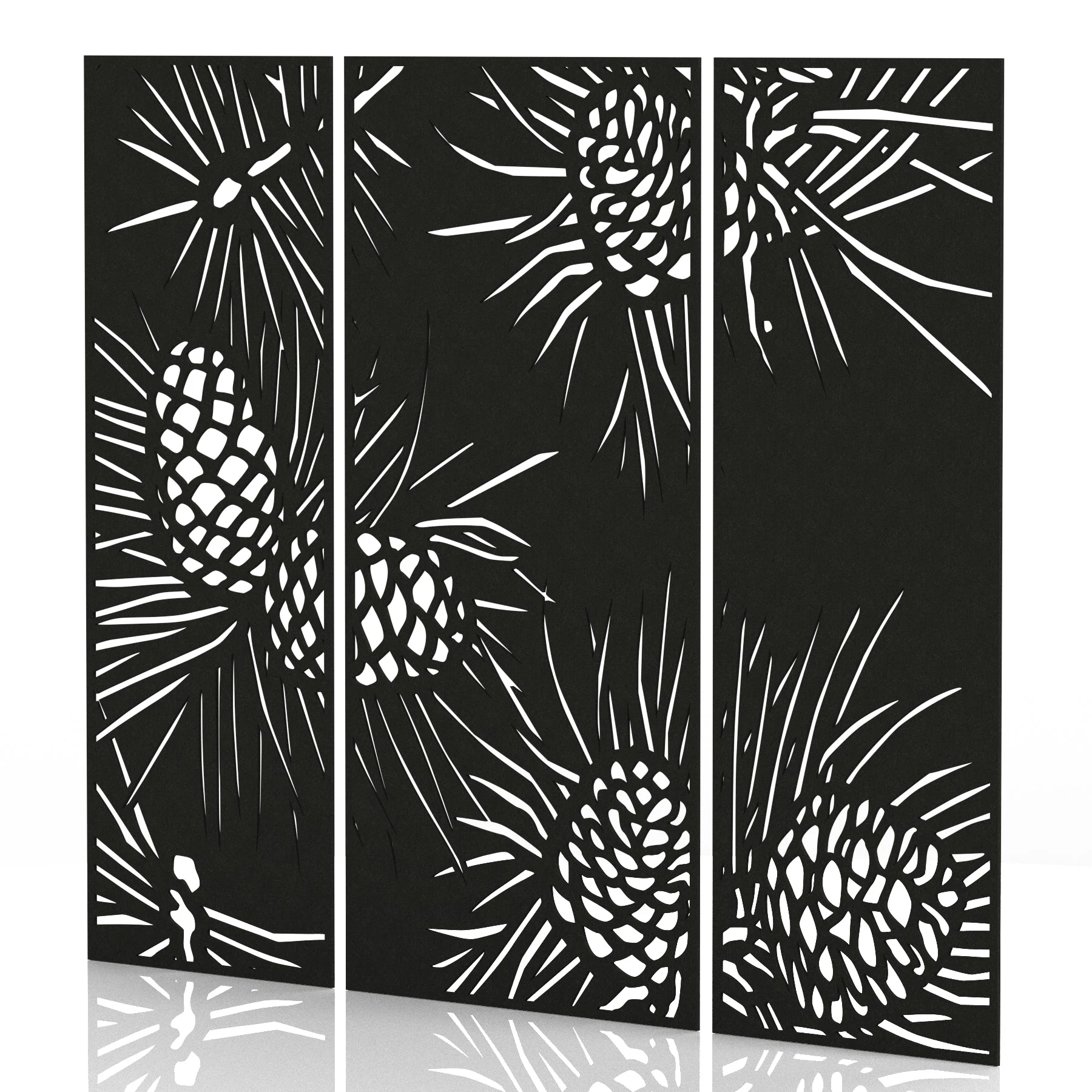 Sch! Acoustic Wall and Hanging Screen 3 Panel Set