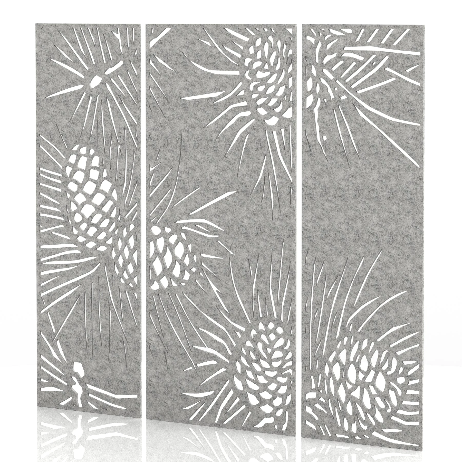 Sch! Acoustic Wall and Hanging Screen 3 Panel Set