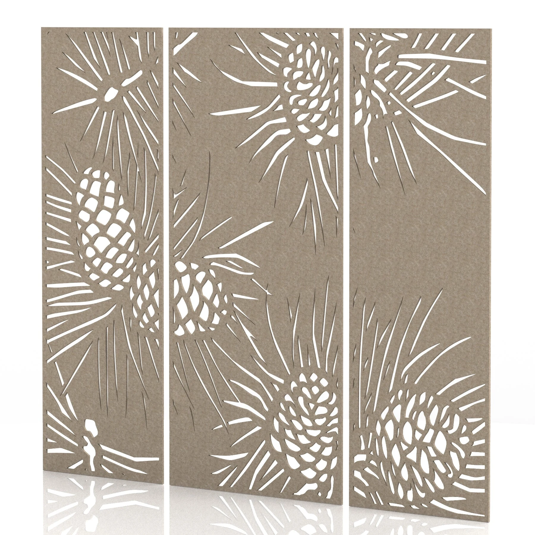Sch! Acoustic Wall and Hanging Screen 3 Panel Set