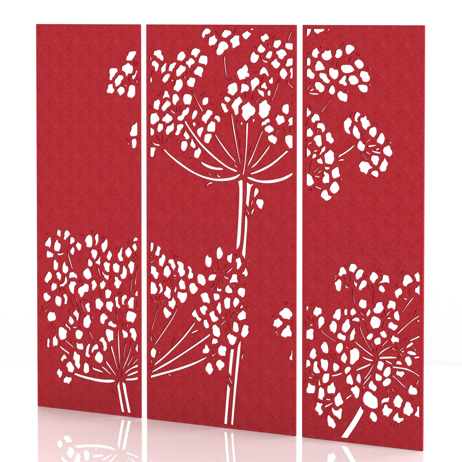 Sch! Acoustic Wall and Hanging Screen 3 Panel Set
