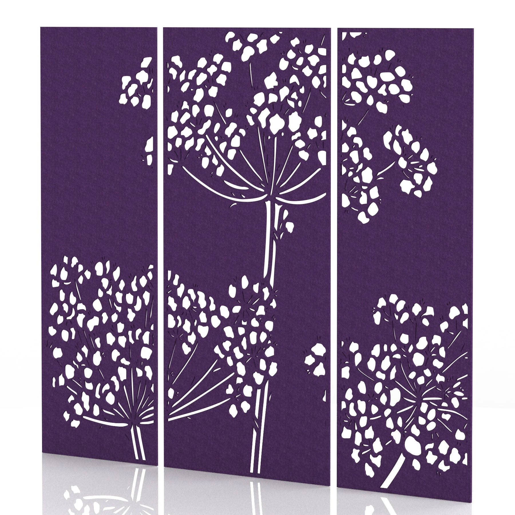 Sch! Acoustic Wall and Hanging Screen 3 Panel Set