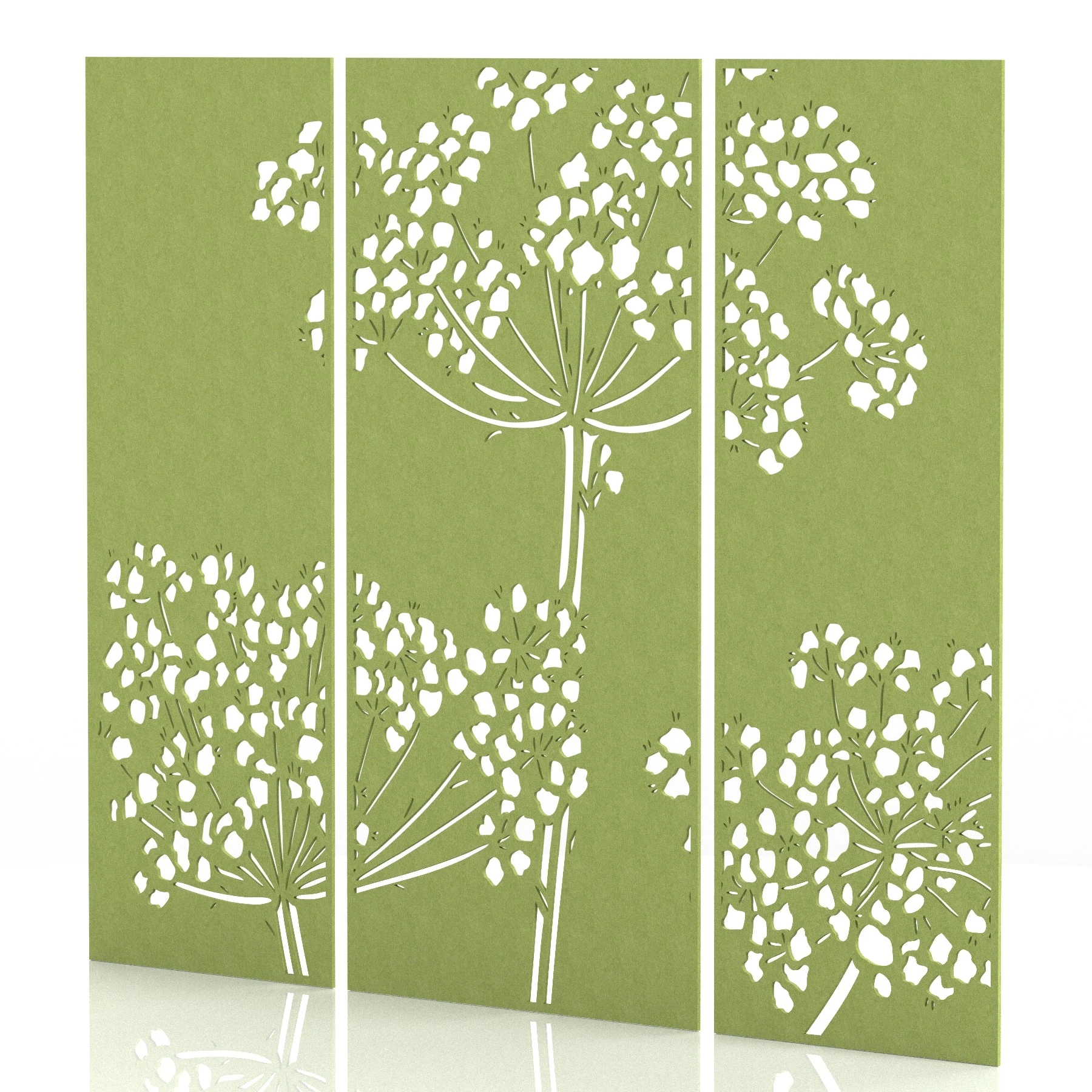 Sch! Acoustic Wall and Hanging Screen 3 Panel Set