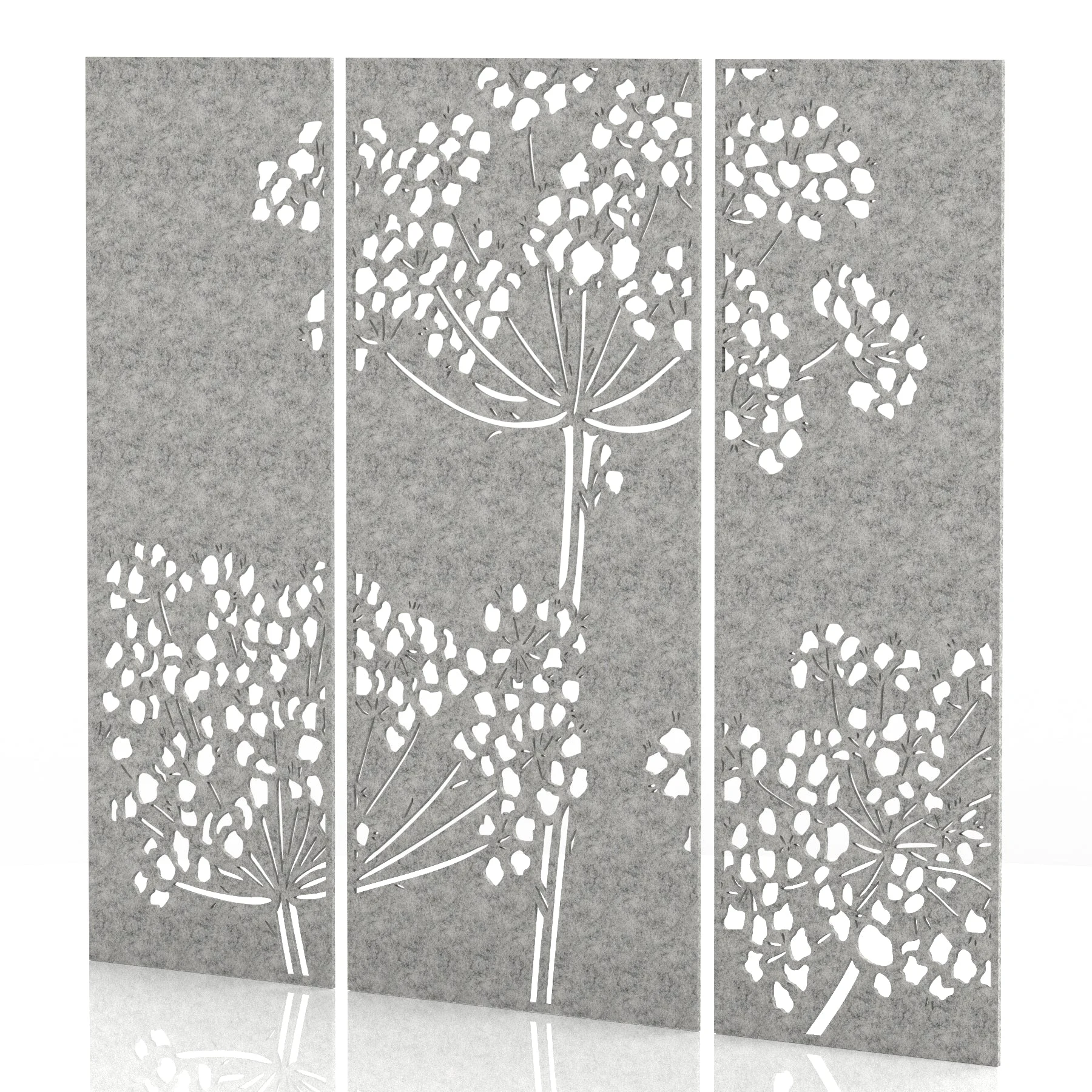 Sch! Acoustic Wall and Hanging Screen 3 Panel Set