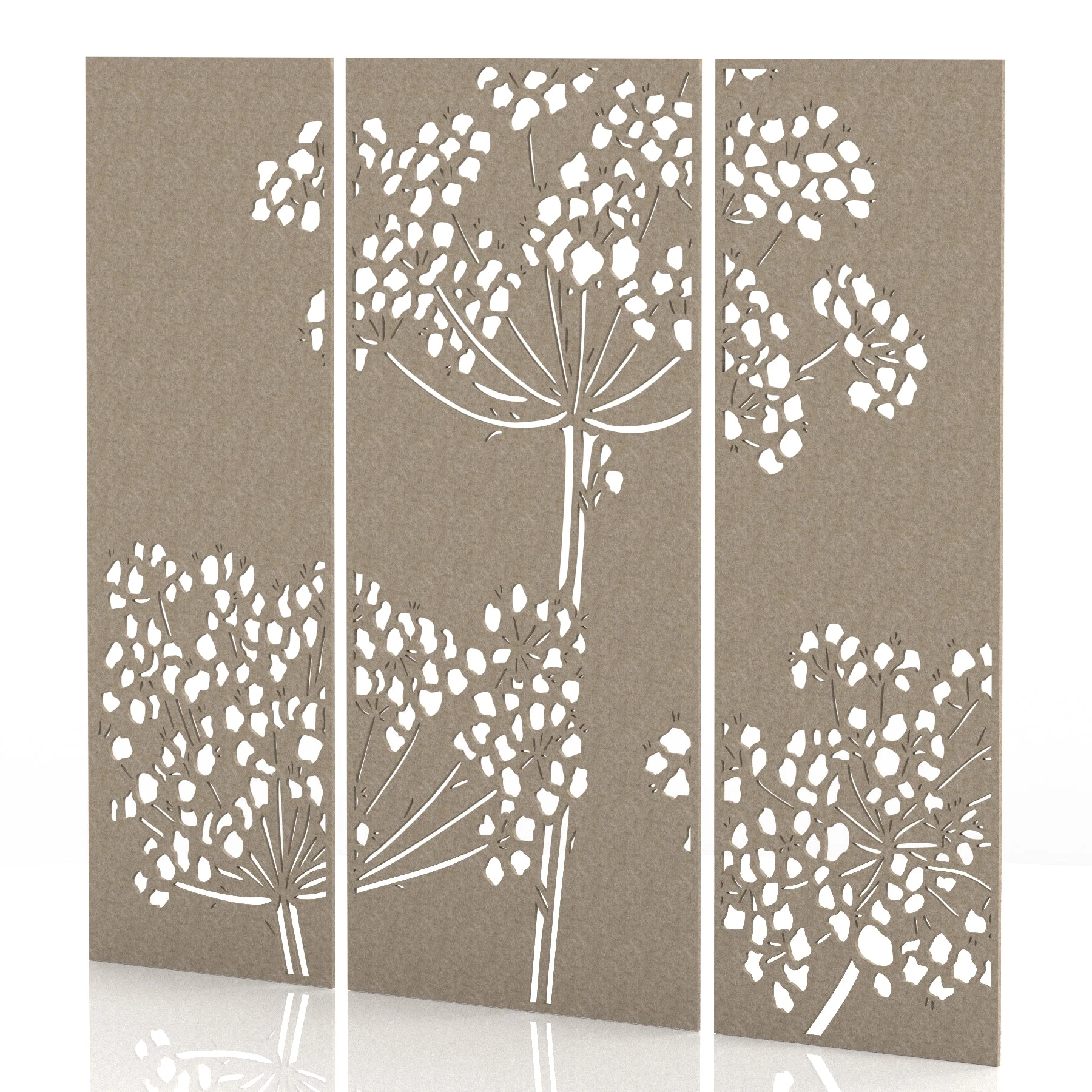 Sch! Acoustic Wall and Hanging Screen 3 Panel Set