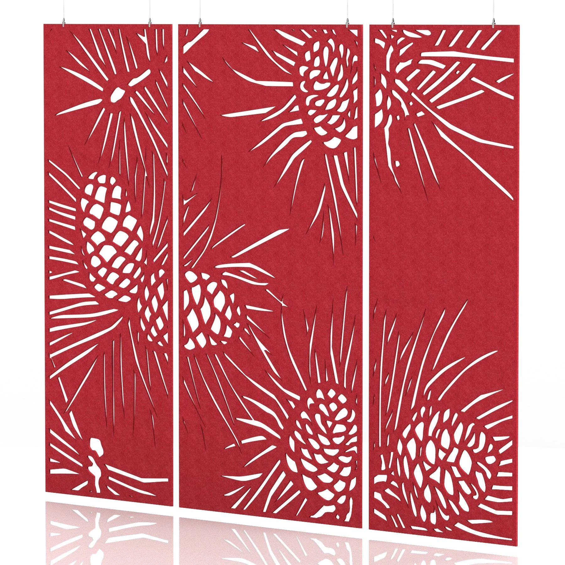 Sch! Acoustic Wall and Hanging Screen 3 Panel Set