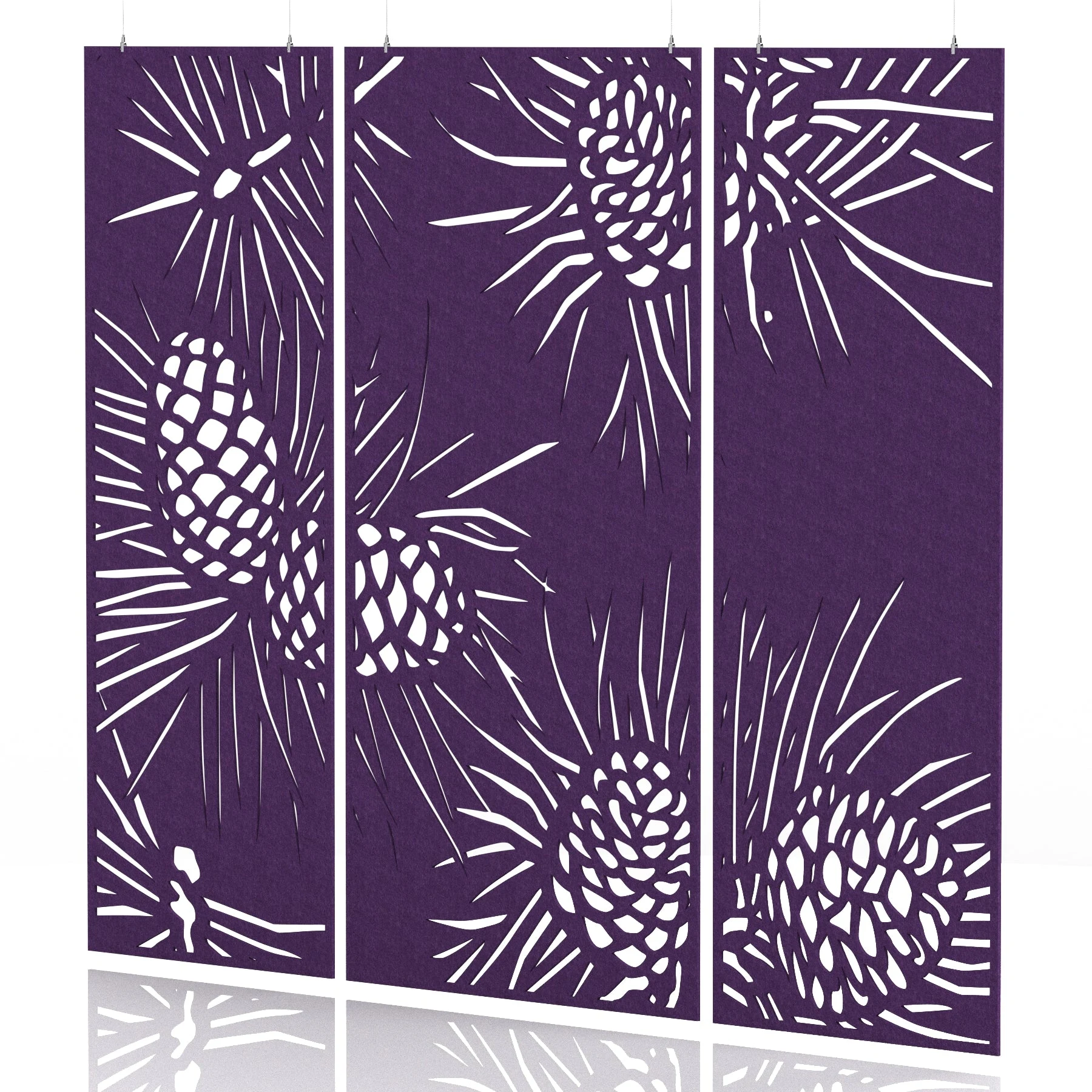 Sch! Acoustic Wall and Hanging Screen 3 Panel Set