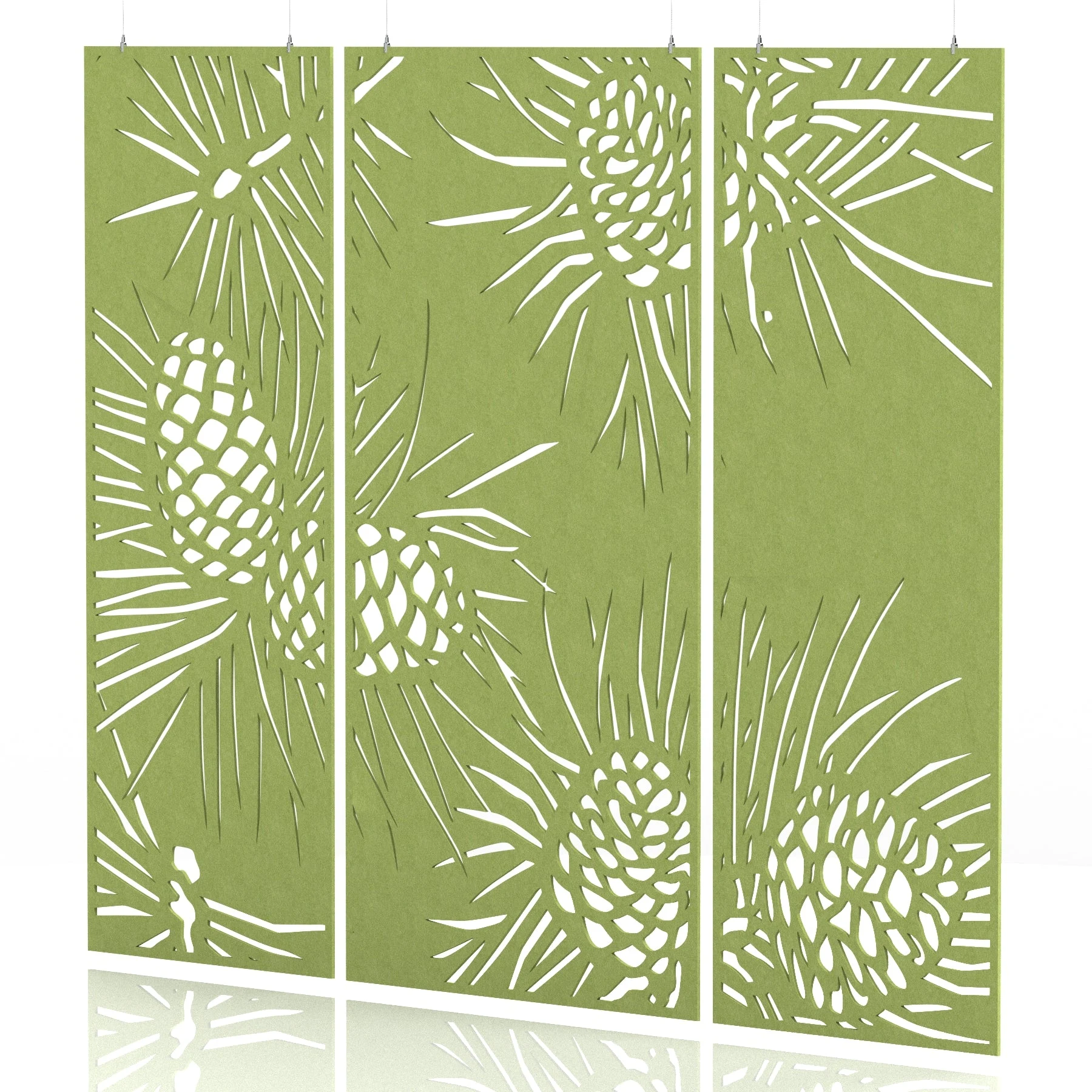 Sch! Acoustic Wall and Hanging Screen 3 Panel Set
