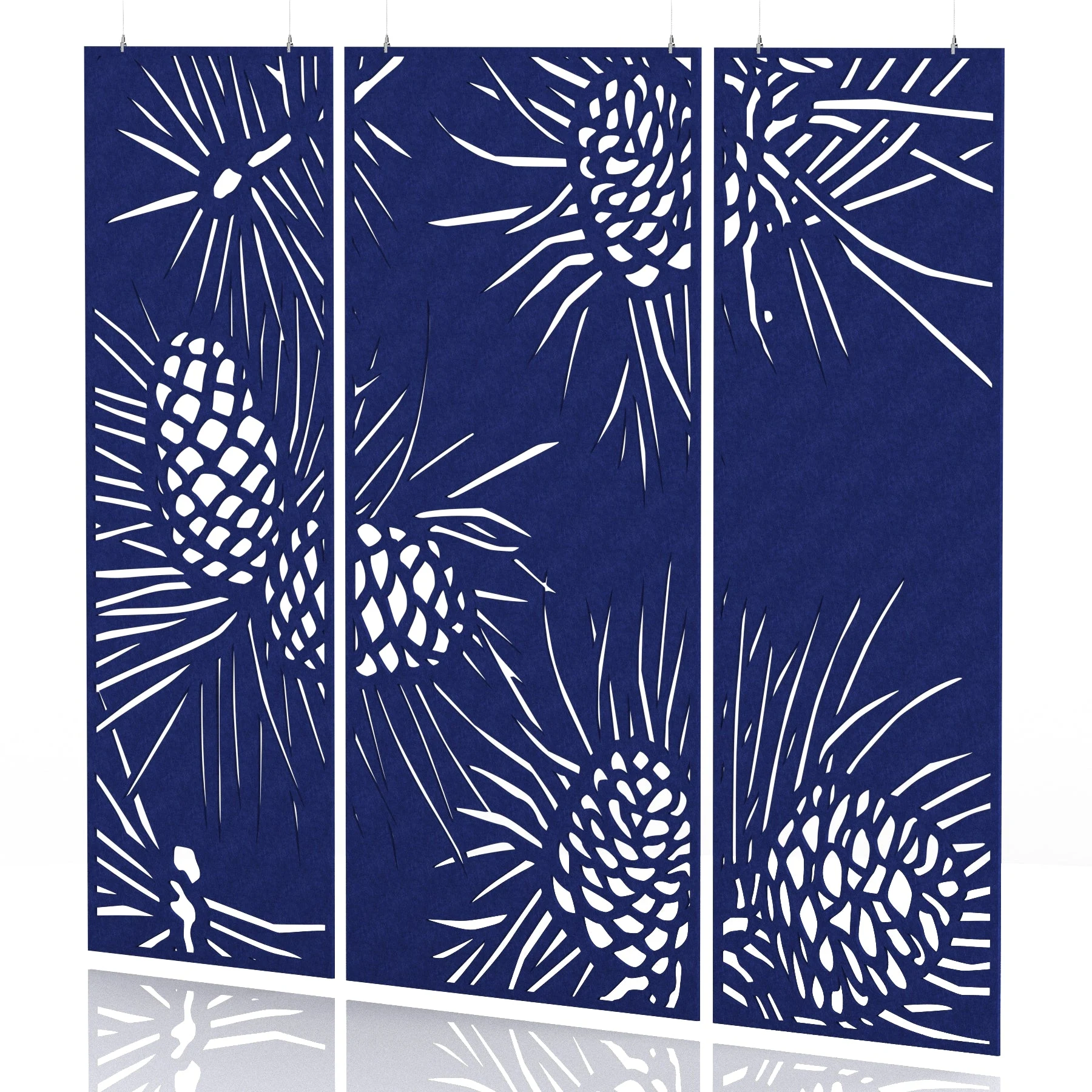 Sch! Acoustic Wall and Hanging Screen 3 Panel Set