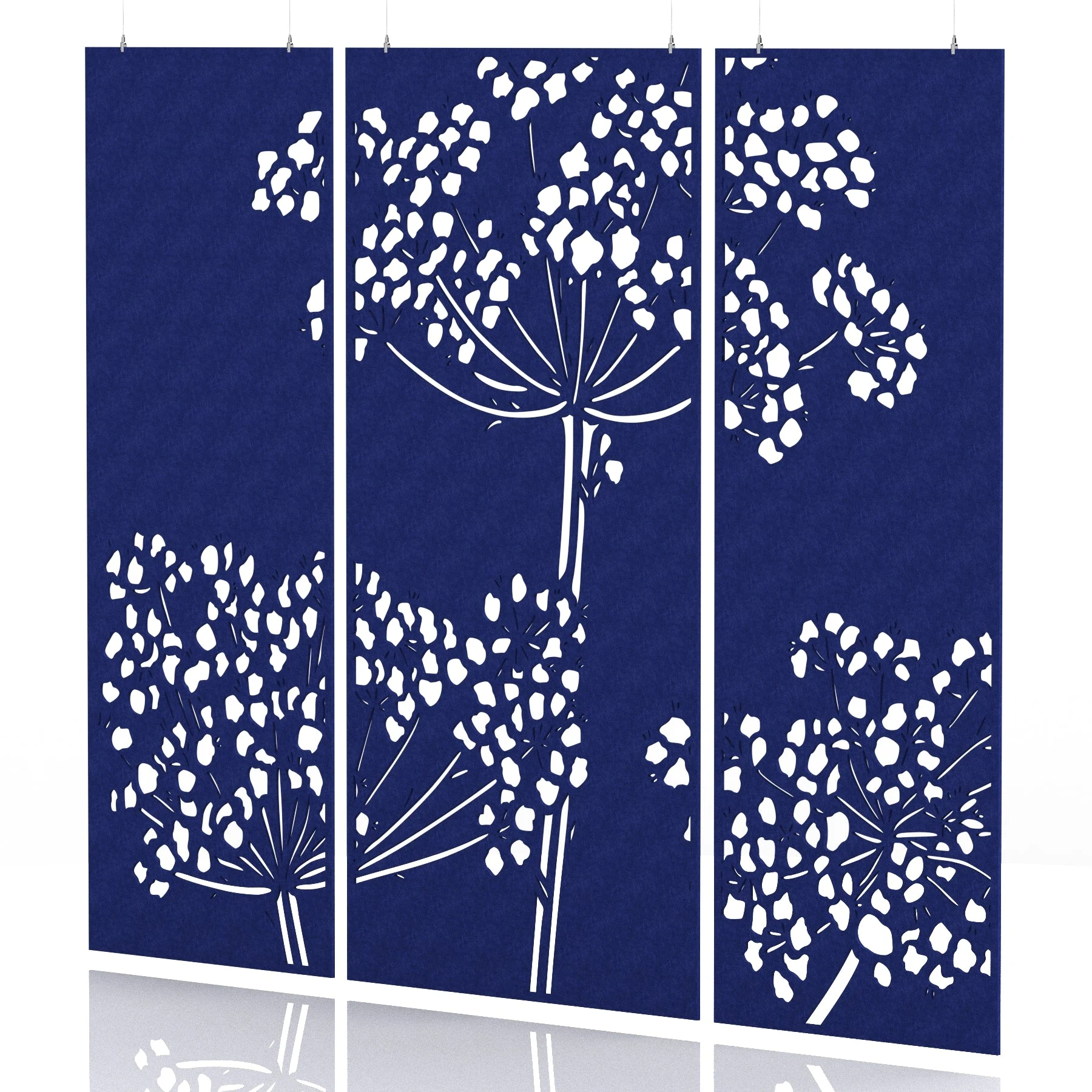 Sch! Acoustic Wall and Hanging Screen 3 Panel Set