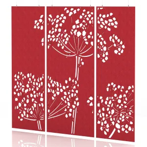 Sch! Acoustic Wall and Hanging Screen 3 Panel Set