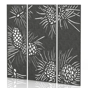 Sch! Acoustic Wall and Hanging Screen 3 Panel Set