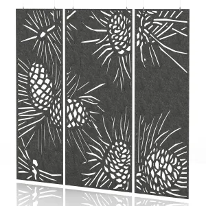 Sch! Acoustic Wall and Hanging Screen 3 Panel Set