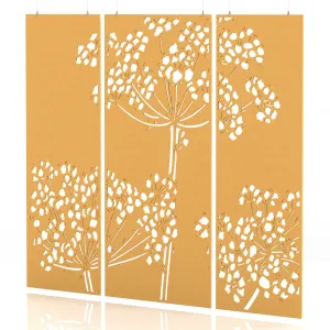 Sch! Acoustic Wall and Hanging Screen 3 Panel Set
