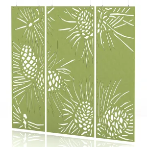 Sch! Acoustic Wall and Hanging Screen 3 Panel Set