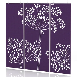 Sch! Acoustic Wall and Hanging Screen 3 Panel Set