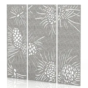 Sch! Acoustic Wall and Hanging Screen 3 Panel Set