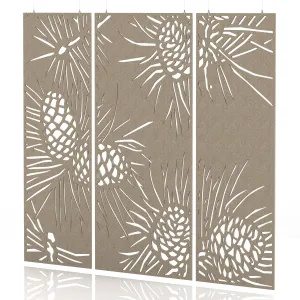 Sch! Acoustic Wall and Hanging Screen 3 Panel Set