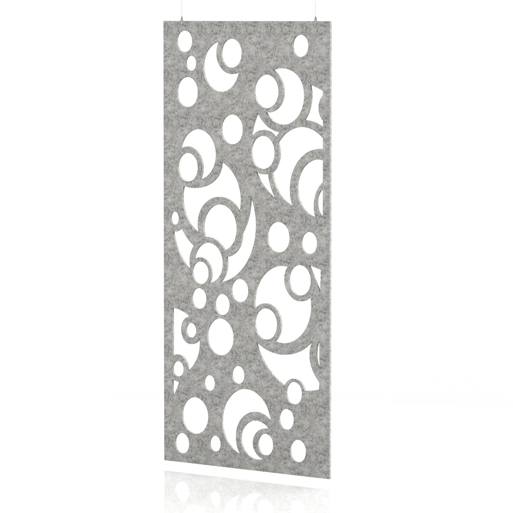 Sch! Patterned Acoustic Wall and Hanging Screen Panel