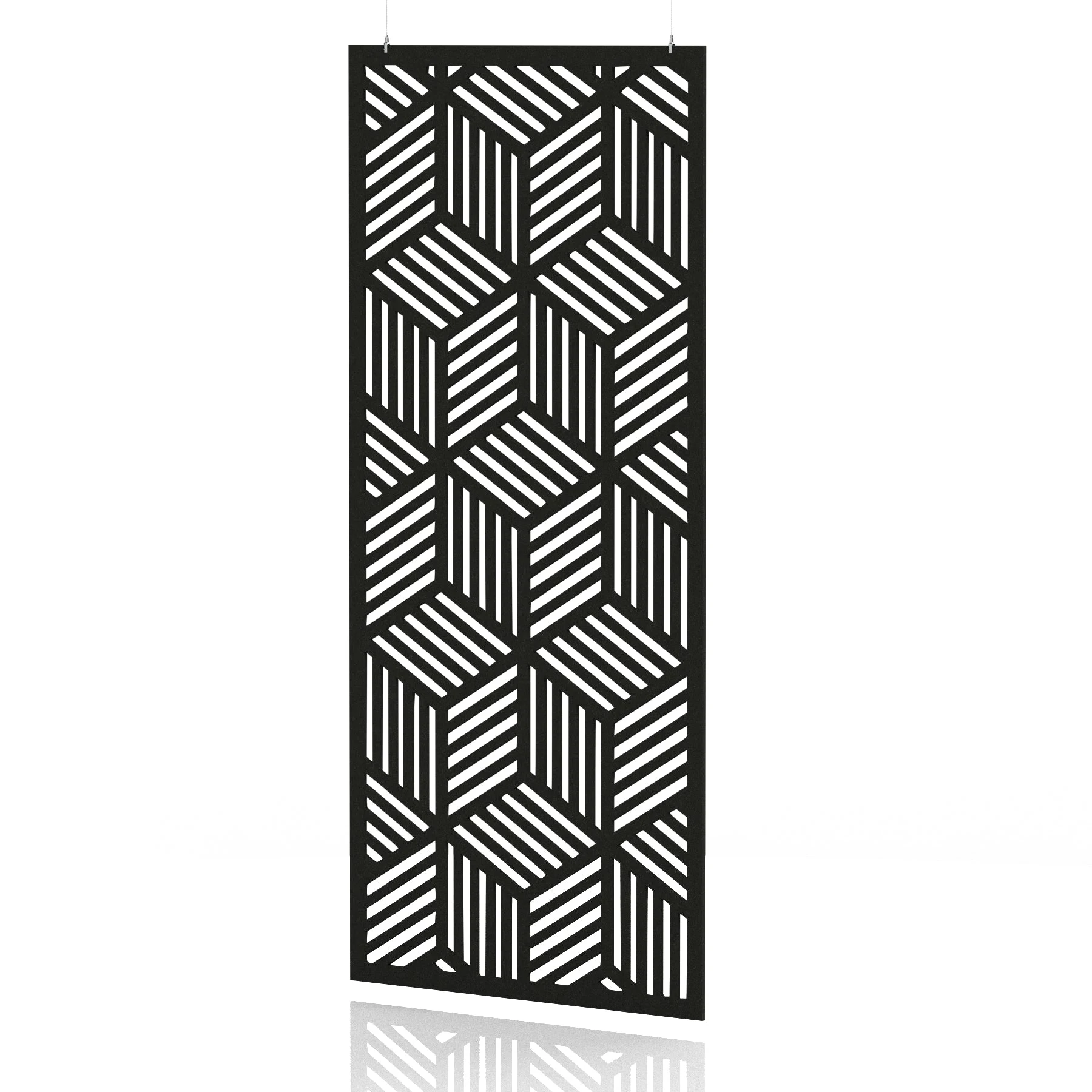 Sch! Patterned Acoustic Wall and Hanging Screen Panel