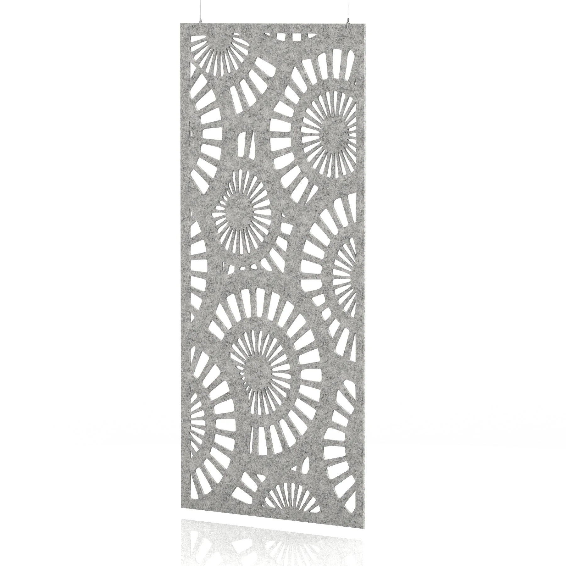 Sch! Patterned Acoustic Wall and Hanging Screen Panel