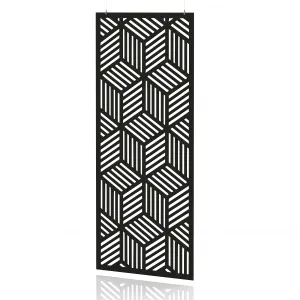 Sch! Patterned Acoustic Wall and Hanging Screen Panel