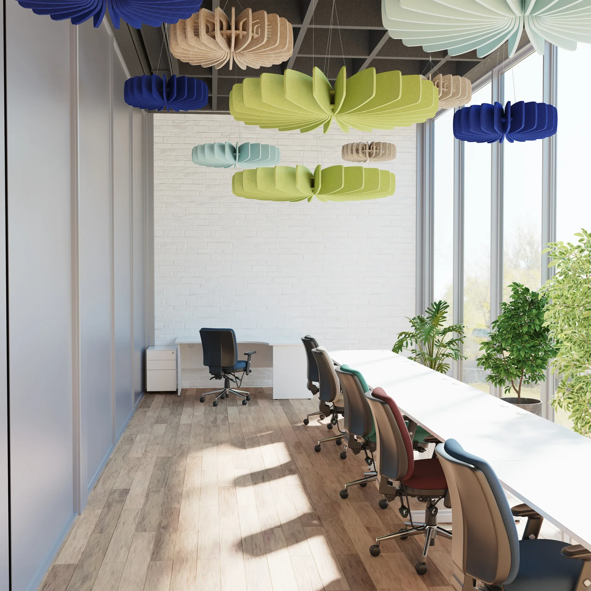 Sch! Acoustic Ceiling Baffles - Shade - Type A