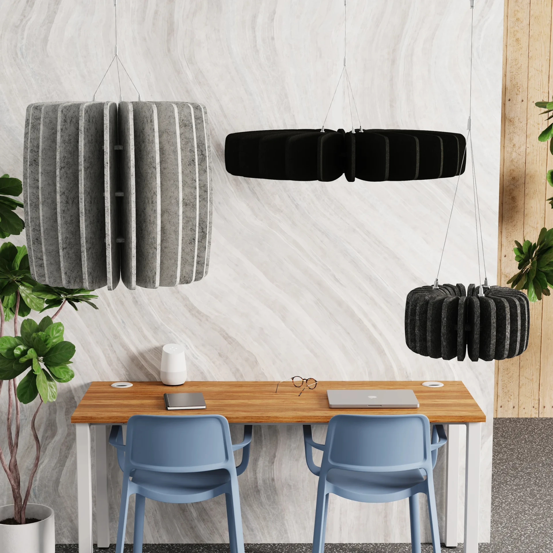 Sch! Acoustic Ceiling Baffles - Shade - Type A