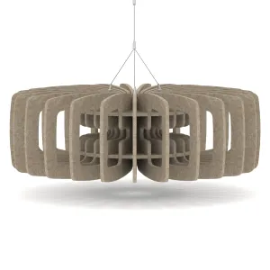 Sch! Shade Type C Wide Circular Acoustic Ceiling Baffles