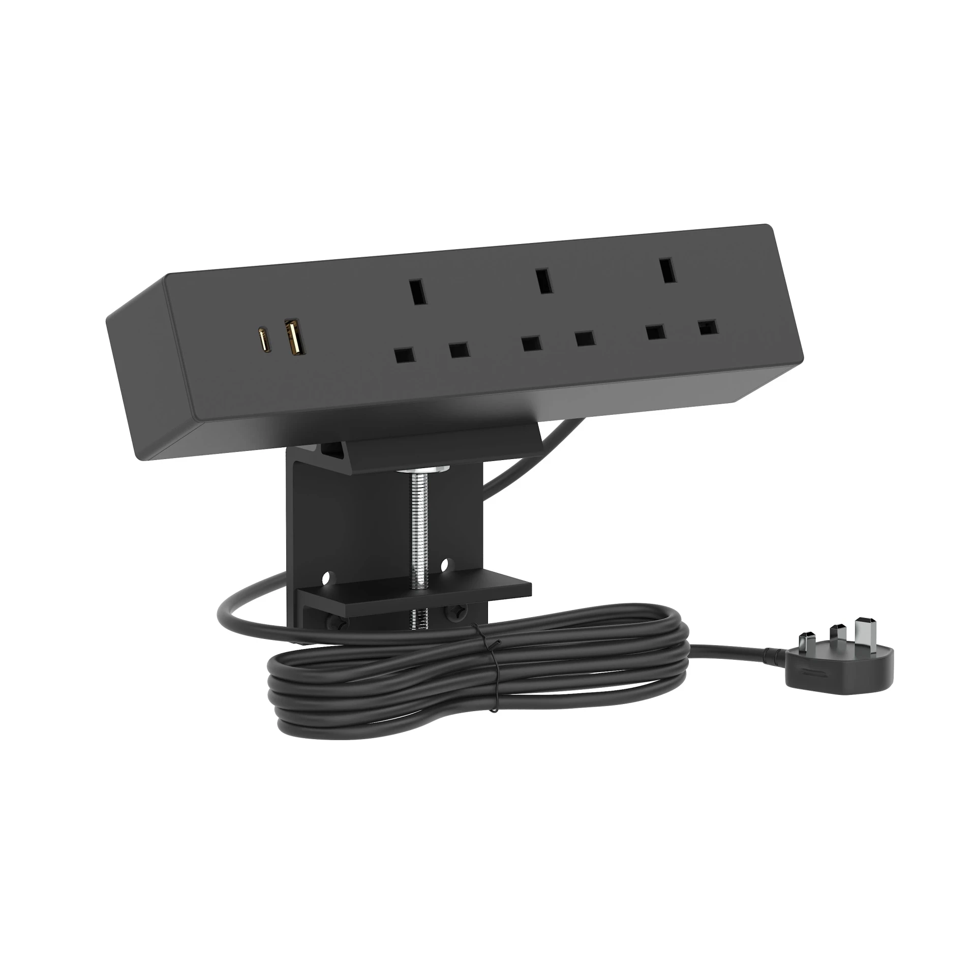 Impulse - Desktop Power Unit 3x Sockets - Black