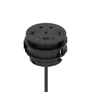 Volta Round Cable Port Power Module with Mains Socket and 45W USB
