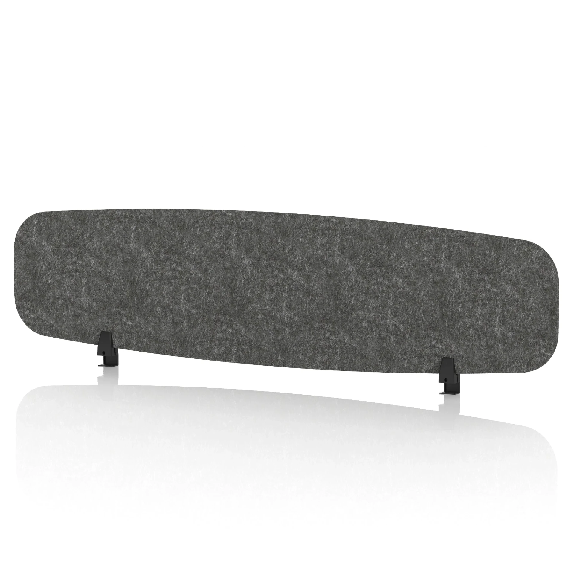 Sch! Oblong Acoustic Desk Screen in Recycled PET Felt