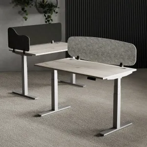 Sch! Oblong Acoustic Desk Screen in Recycled PET Felt
