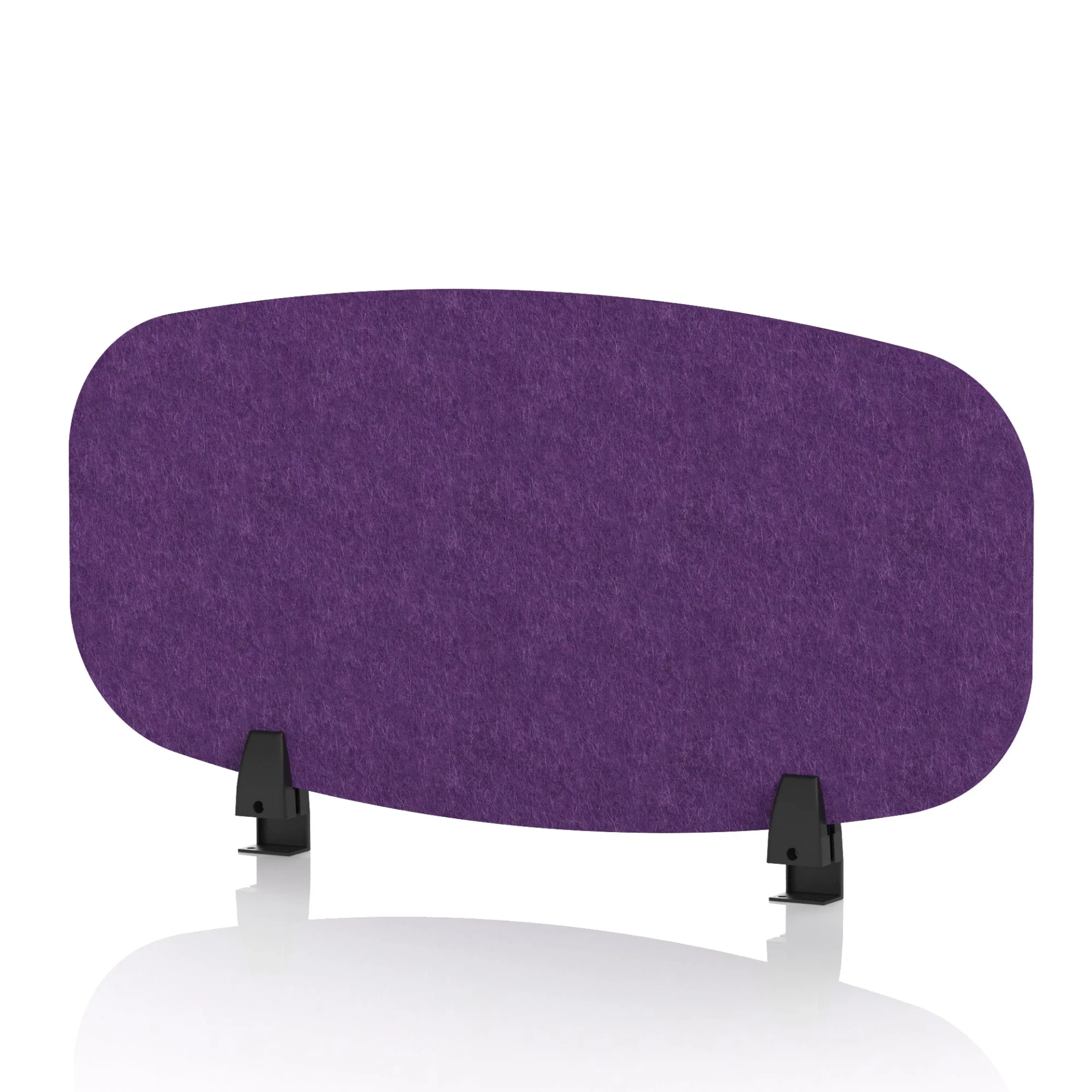 Sch! Oblong Acoustic Desk Screen in Recycled PET Felt