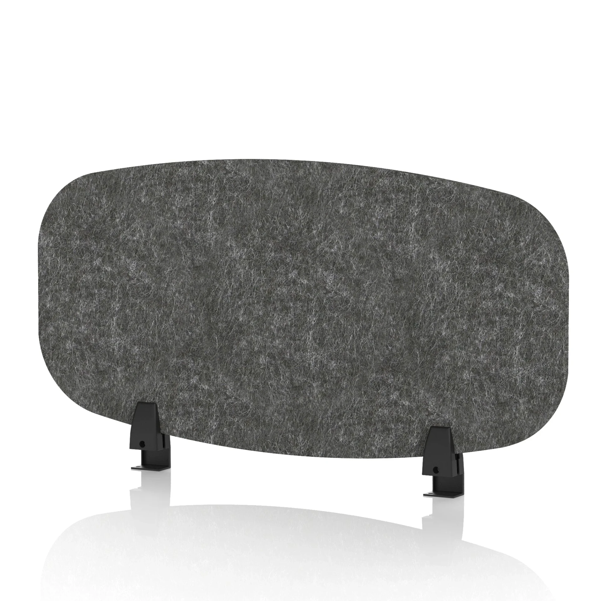 Sch! Oblong Acoustic Desk Screen in Recycled PET Felt