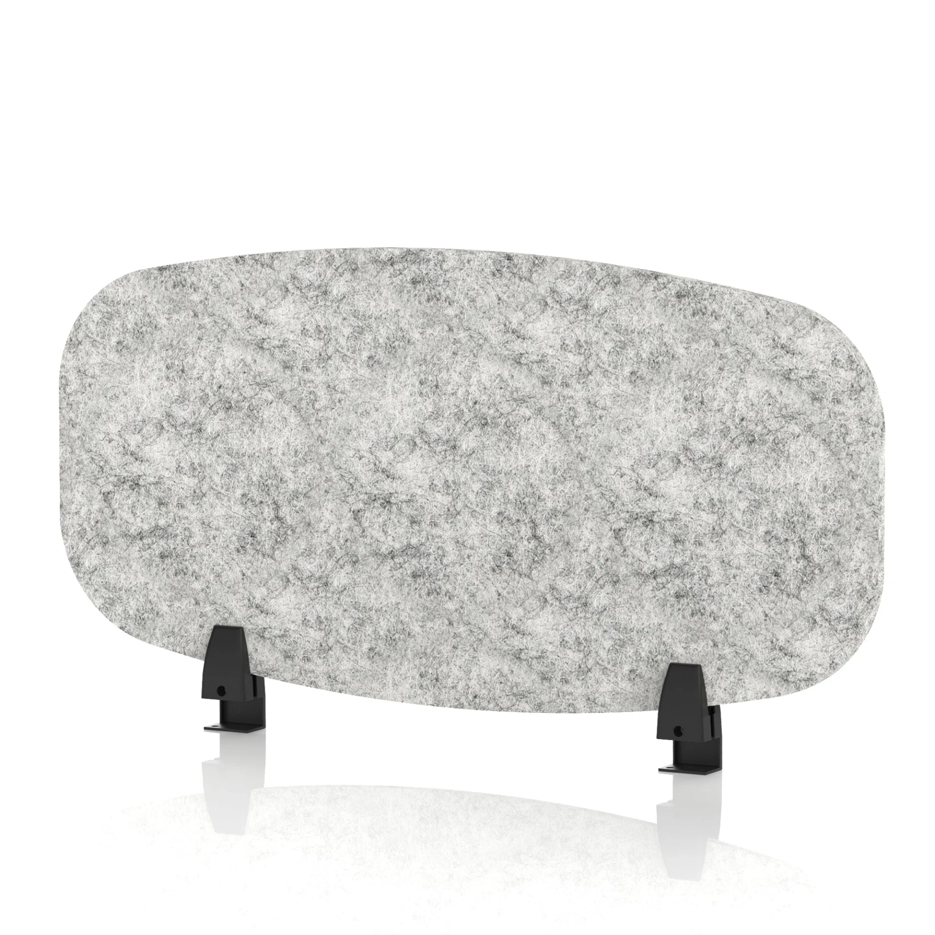 Sch! Oblong Acoustic Desk Screen in Recycled PET Felt