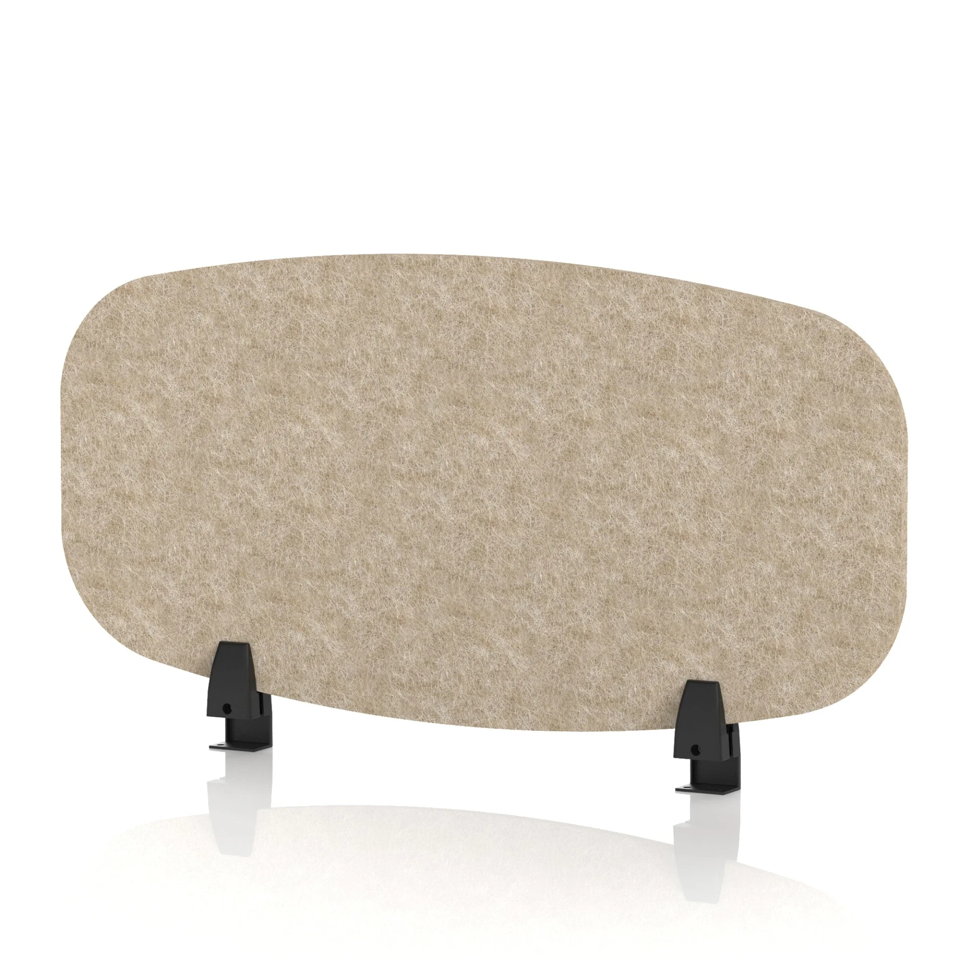 Sch! Oblong Acoustic Desk Screen in Recycled PET Felt