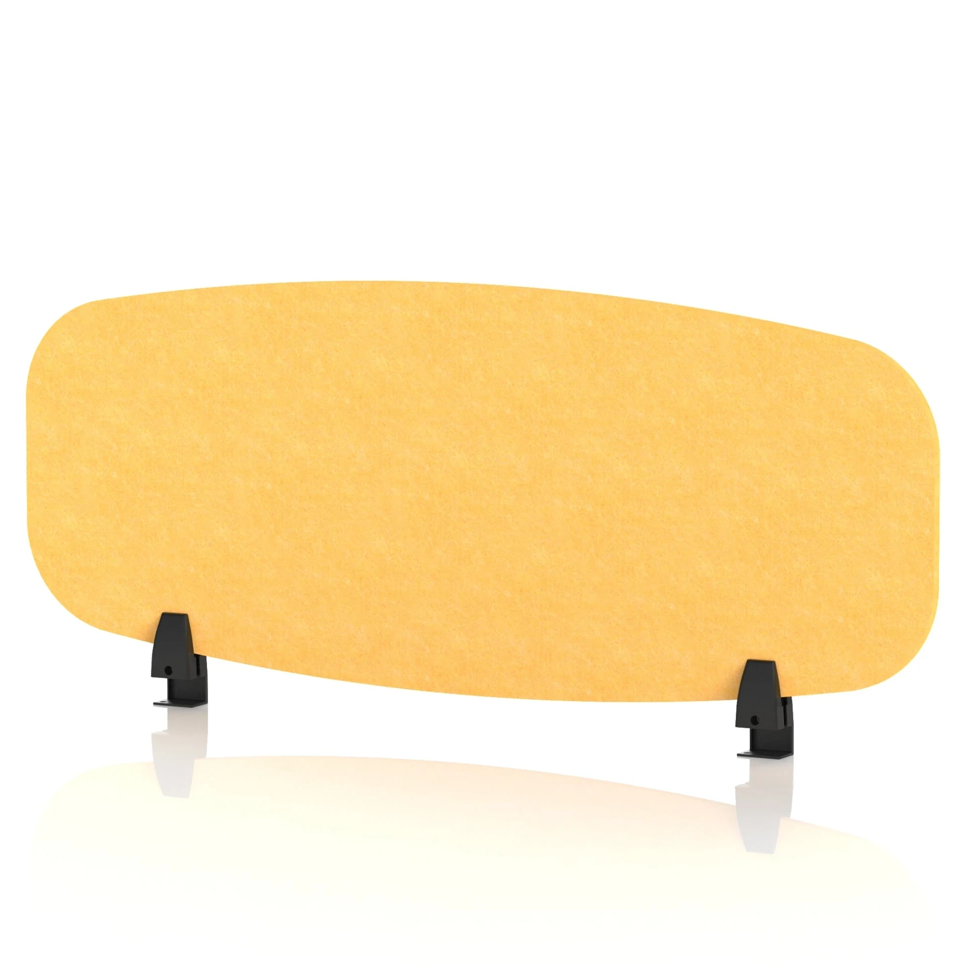 Sch! Oblong Acoustic Desk Screen in Recycled PET Felt