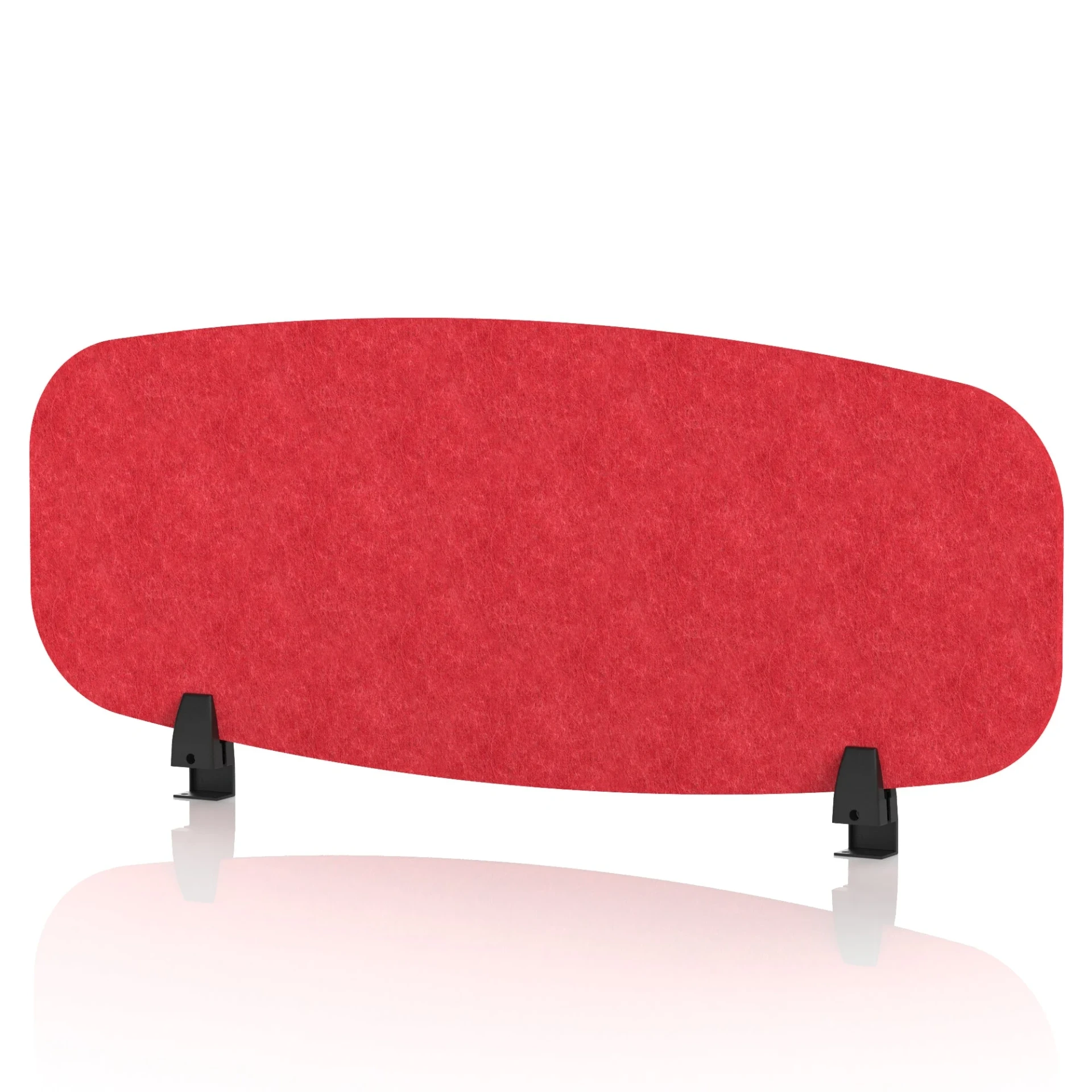 Sch! Oblong Acoustic Desk Screen in Recycled PET Felt