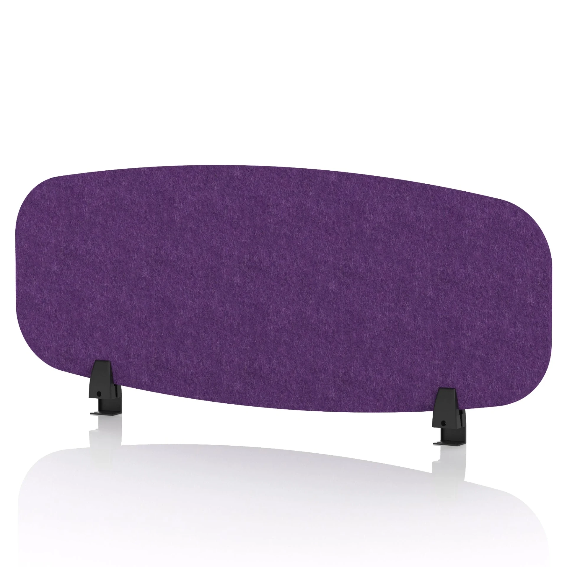 Sch! Oblong Acoustic Desk Screen in Recycled PET Felt