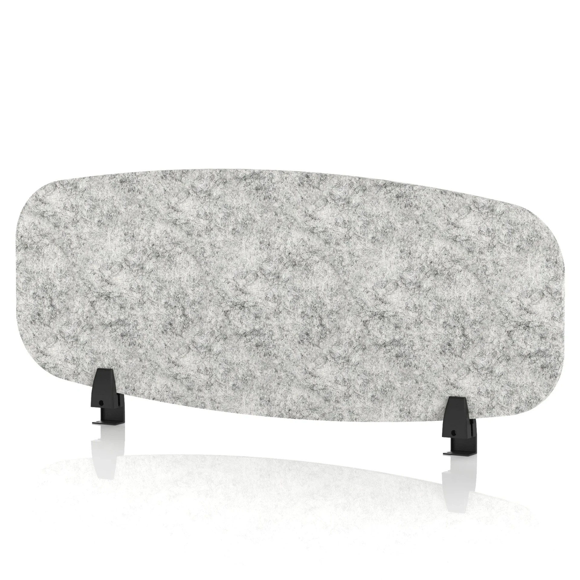 Sch! Oblong Acoustic Desk Screen in Recycled PET Felt