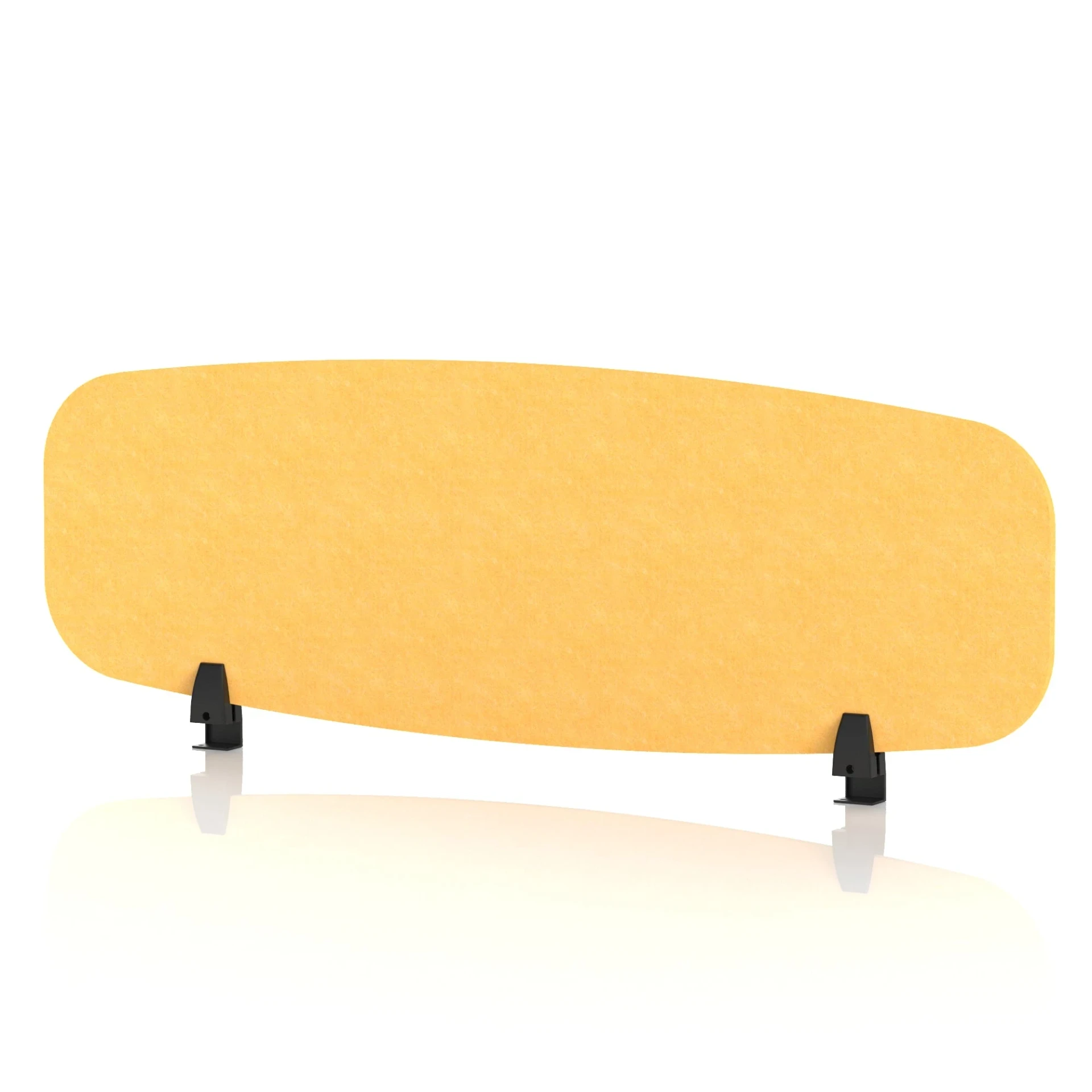 Sch! Oblong Acoustic Desk Screen in Recycled PET Felt