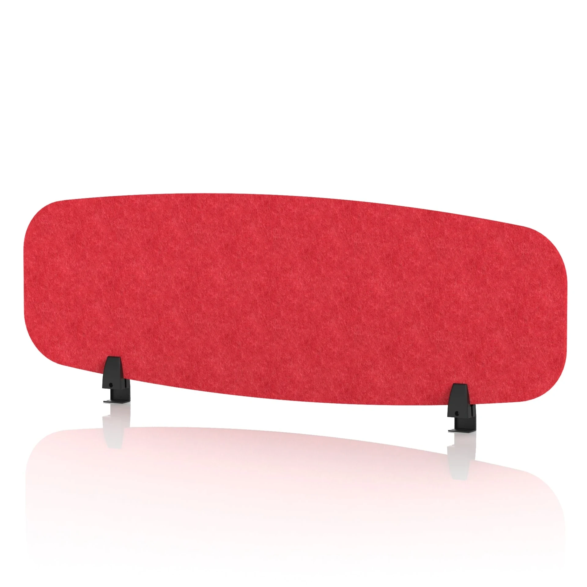 Sch! Oblong Acoustic Desk Screen in Recycled PET Felt