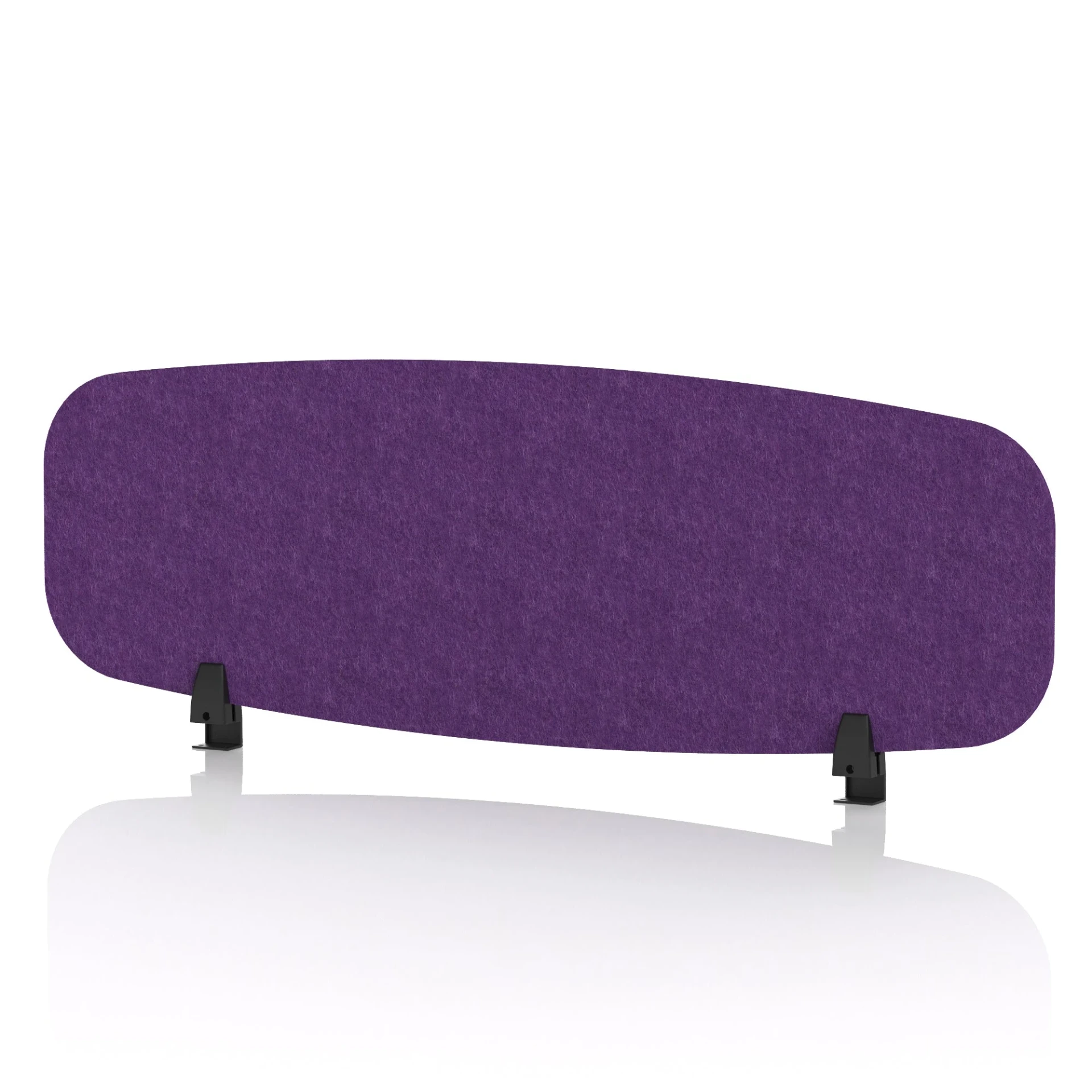 Sch! Oblong Acoustic Desk Screen in Recycled PET Felt