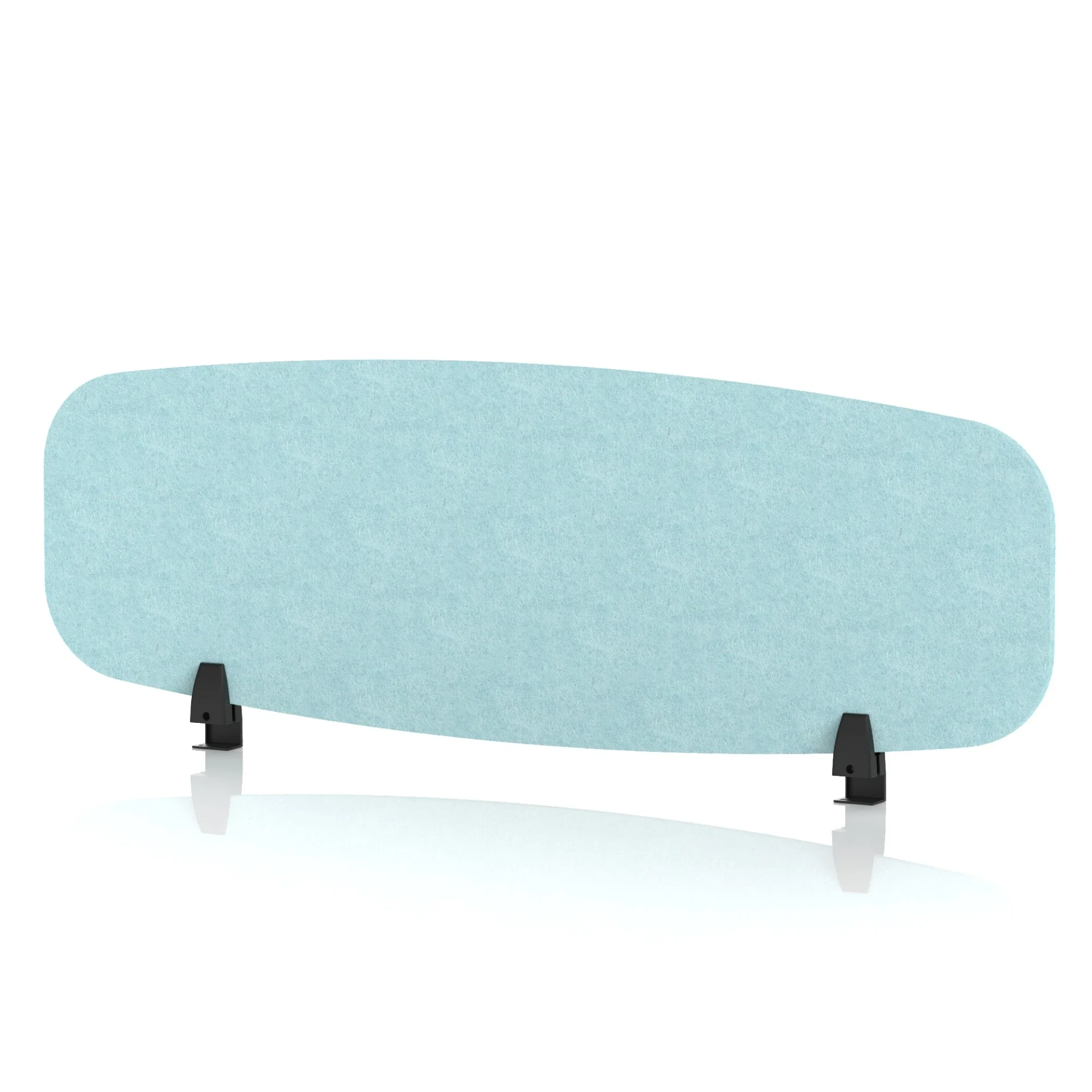 Sch! Oblong Acoustic Desk Screen in Recycled PET Felt