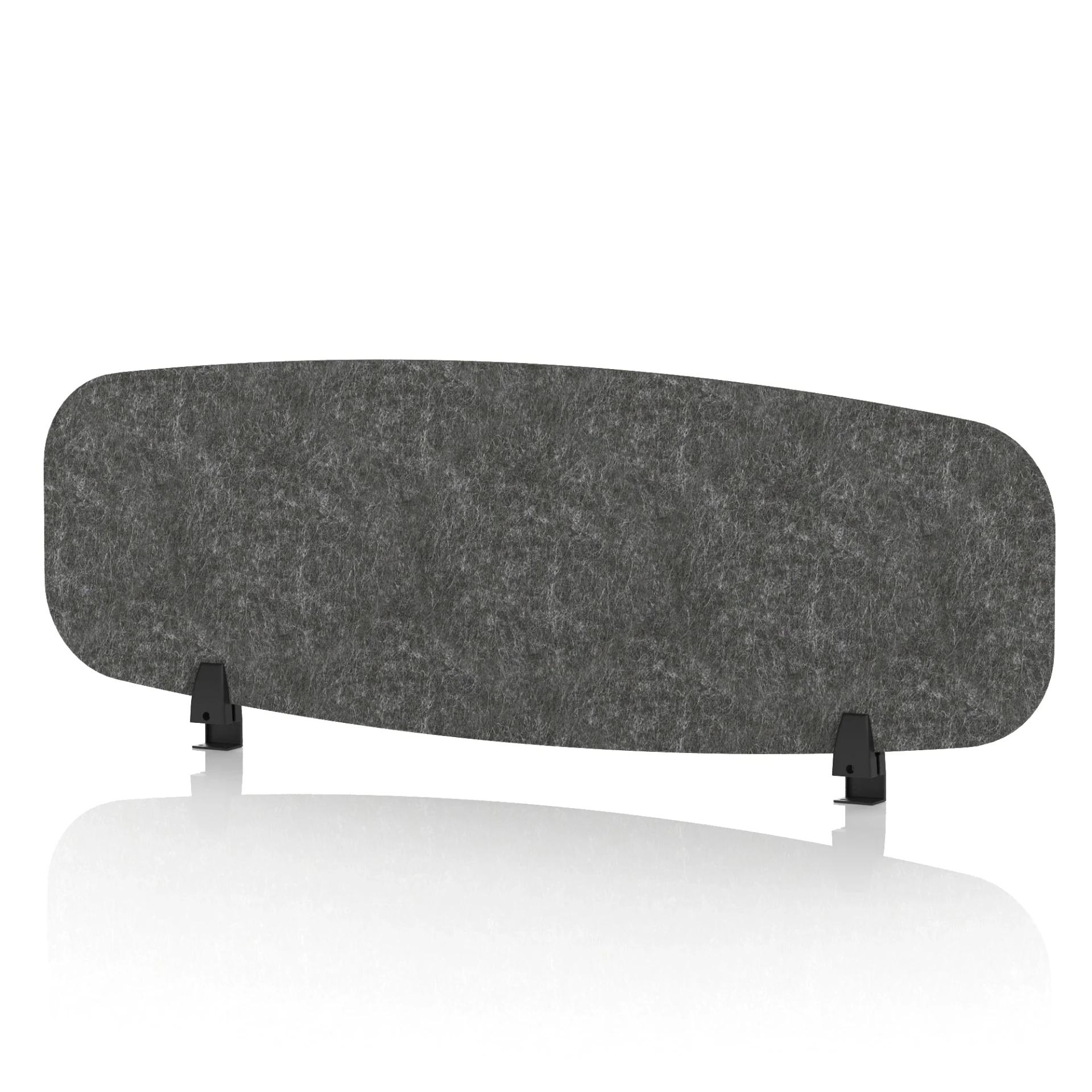 Sch! Oblong Acoustic Desk Screen in Recycled PET Felt