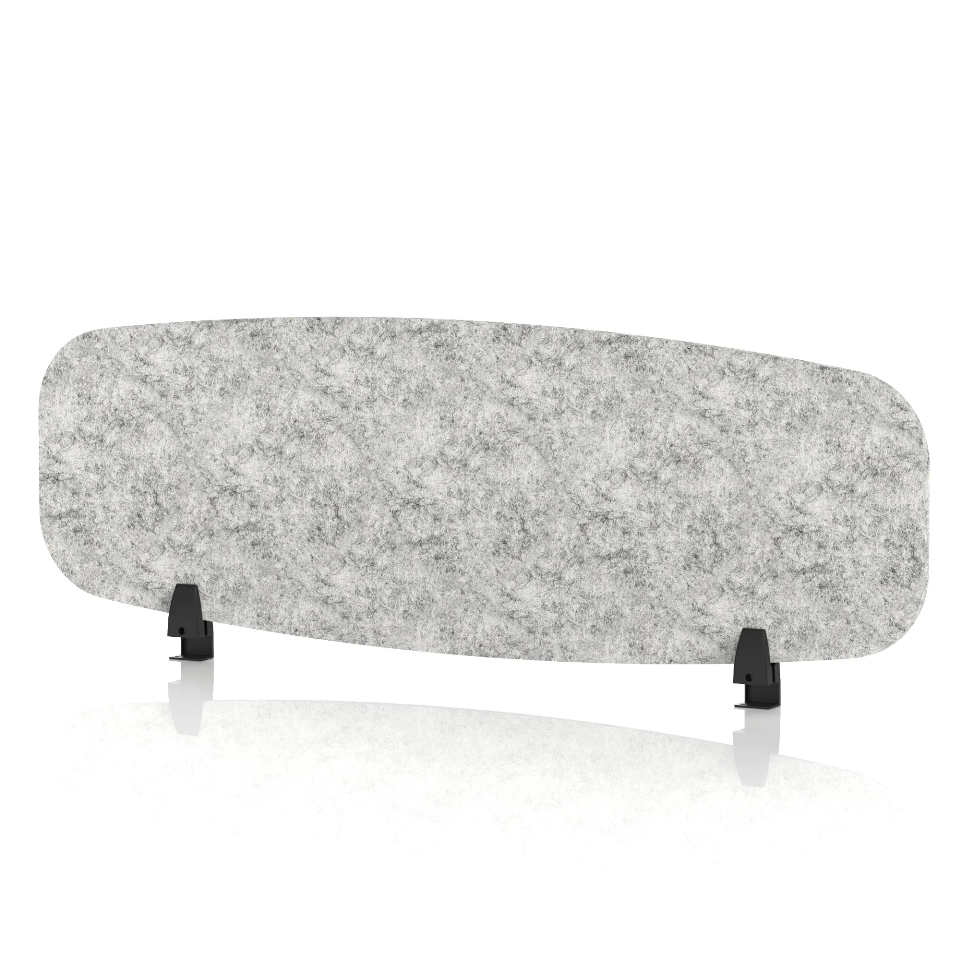 Sch! Oblong Acoustic Desk Screen in Recycled PET Felt
