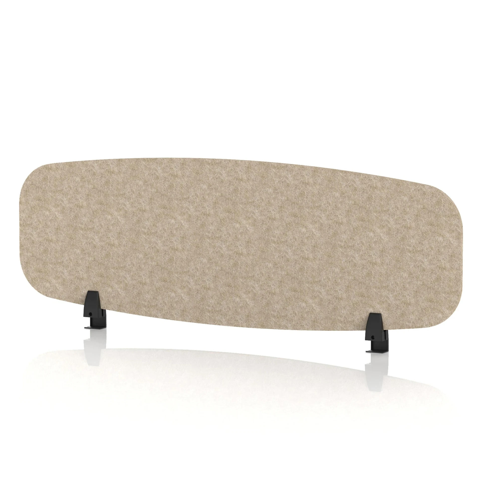 Sch! Oblong Acoustic Desk Screen in Recycled PET Felt